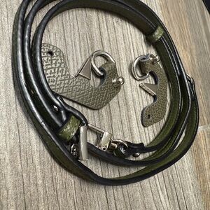 NWT Longchamp bag strap modification kit Convert to shoulder bag long strap